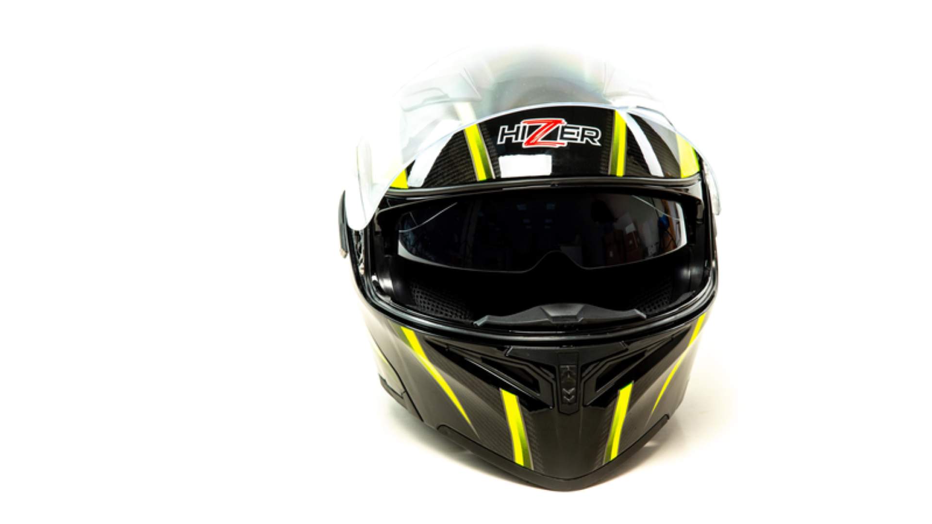 Шлем мото модуляр HIZER J5902 №1 (M) (2 визора)